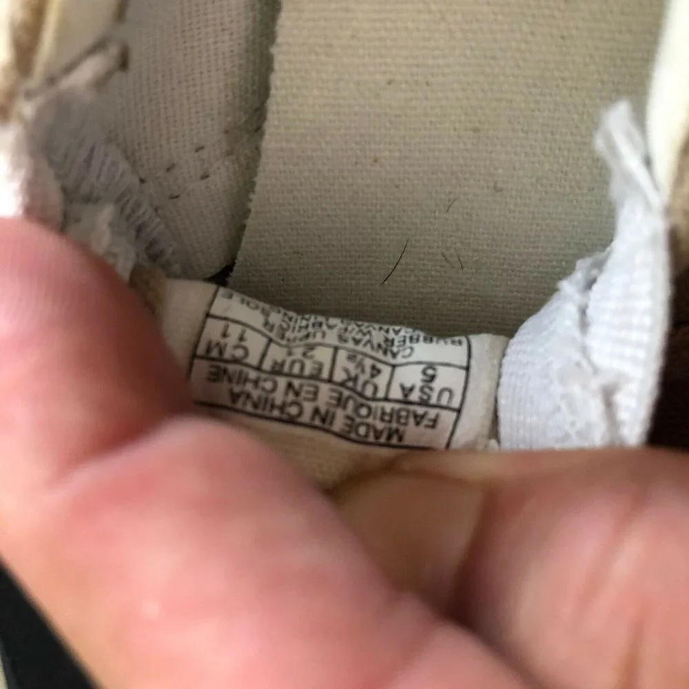 Ralph Lauren Baby Boy Canvas Shoes Slip On White Light Blue Logo Size 2 - Picture 11 of 11